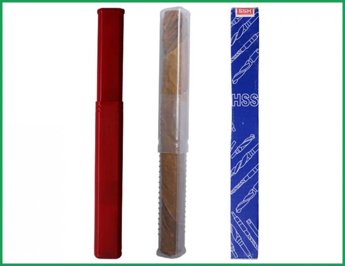 White Finish Morse Taper Drill Bits , Extra Long Tapered Drill Bits For