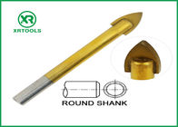 Titanium Coated Metric Masonry Drill Bits Round Shape 3 - 16MM Length