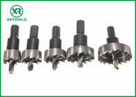 White Finished HSS Hole Saw , Fluted Teeth Metal Hole Saw Metal Drilling