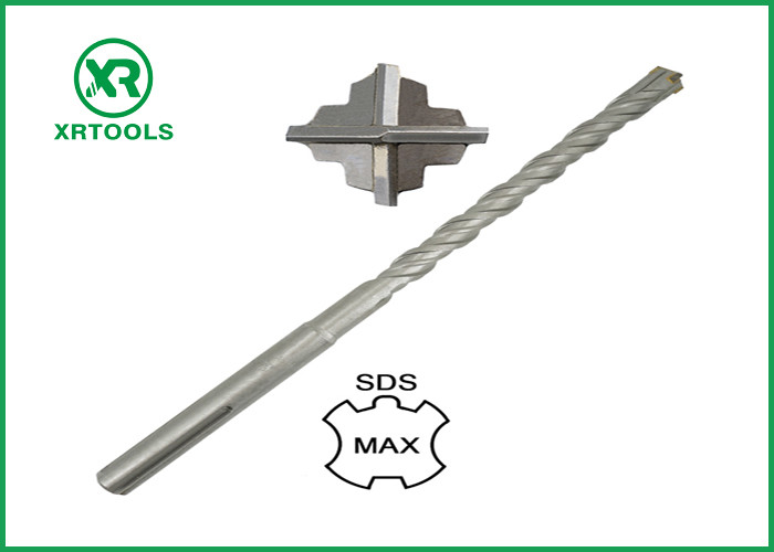 Cross Head Tip SDS Drill Bits , SDS Max Drill Bits For Block / Brick / Wall