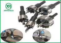 White Finished HSS Hole Saw , Fluted Teeth Metal Hole Saw Metal Drilling