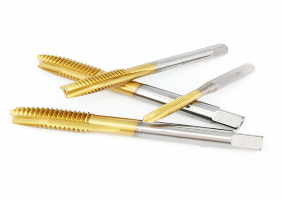 Buy Tin Coated HSS Machine Taps with H1 Precision and DIN371 Standard for Metric Thread Cutting online manufacture