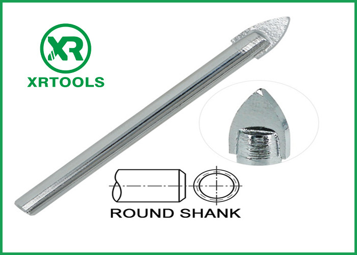 Single Carbide Drill Bits Chrome Plated Round Shank With ISO 9000 Approval